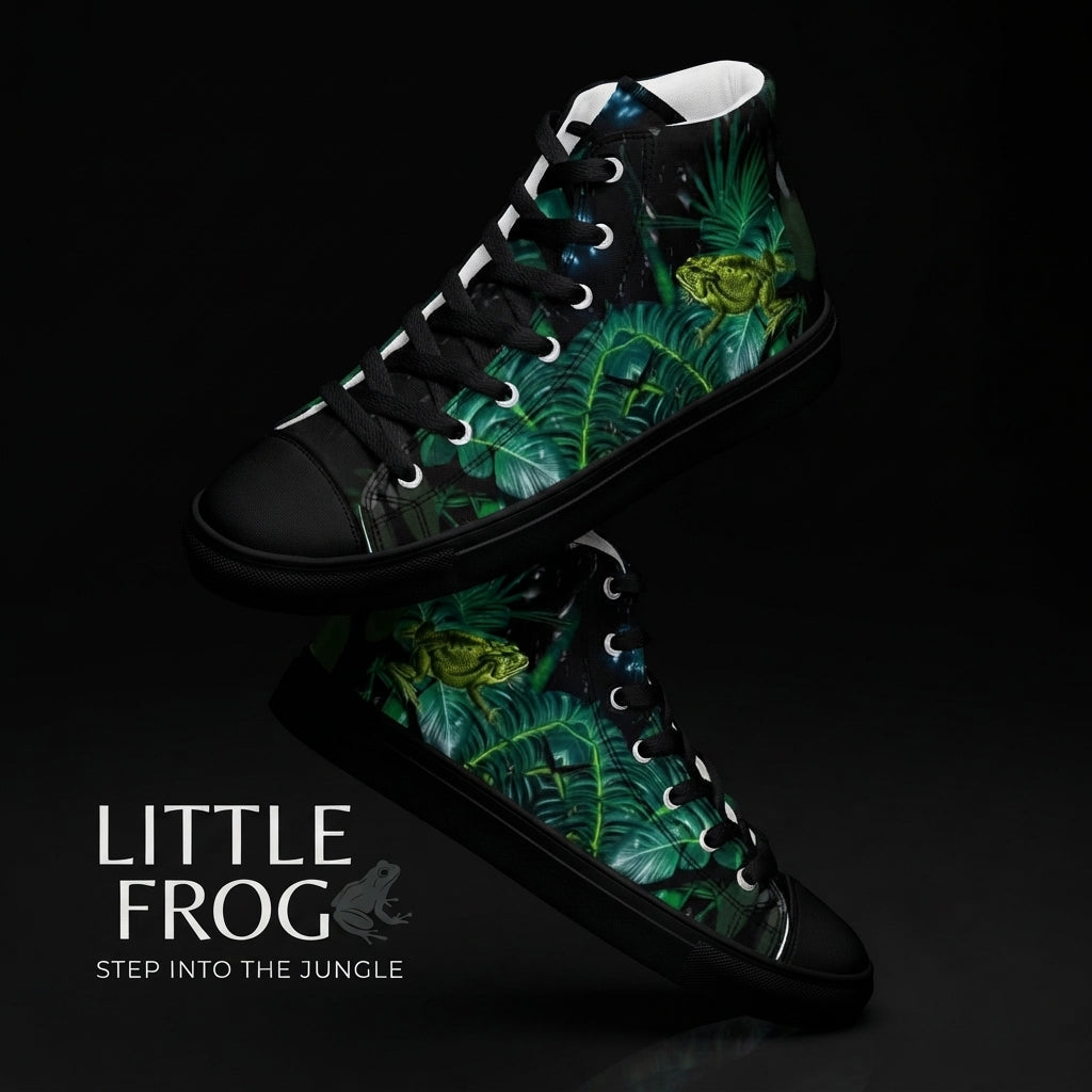 Men's high tops: Little frog