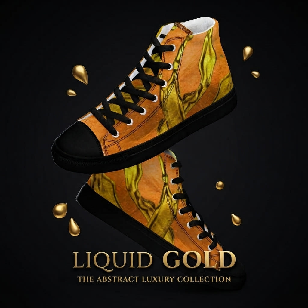 Men's high tops: Liquid Gold