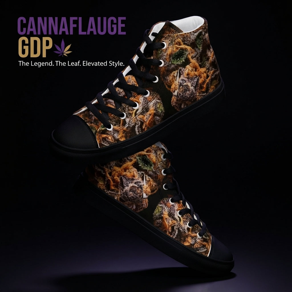 Men’s high tops: Cannaflauge GDP
