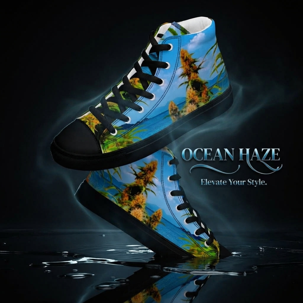 Men's high tops: Ocean Haze