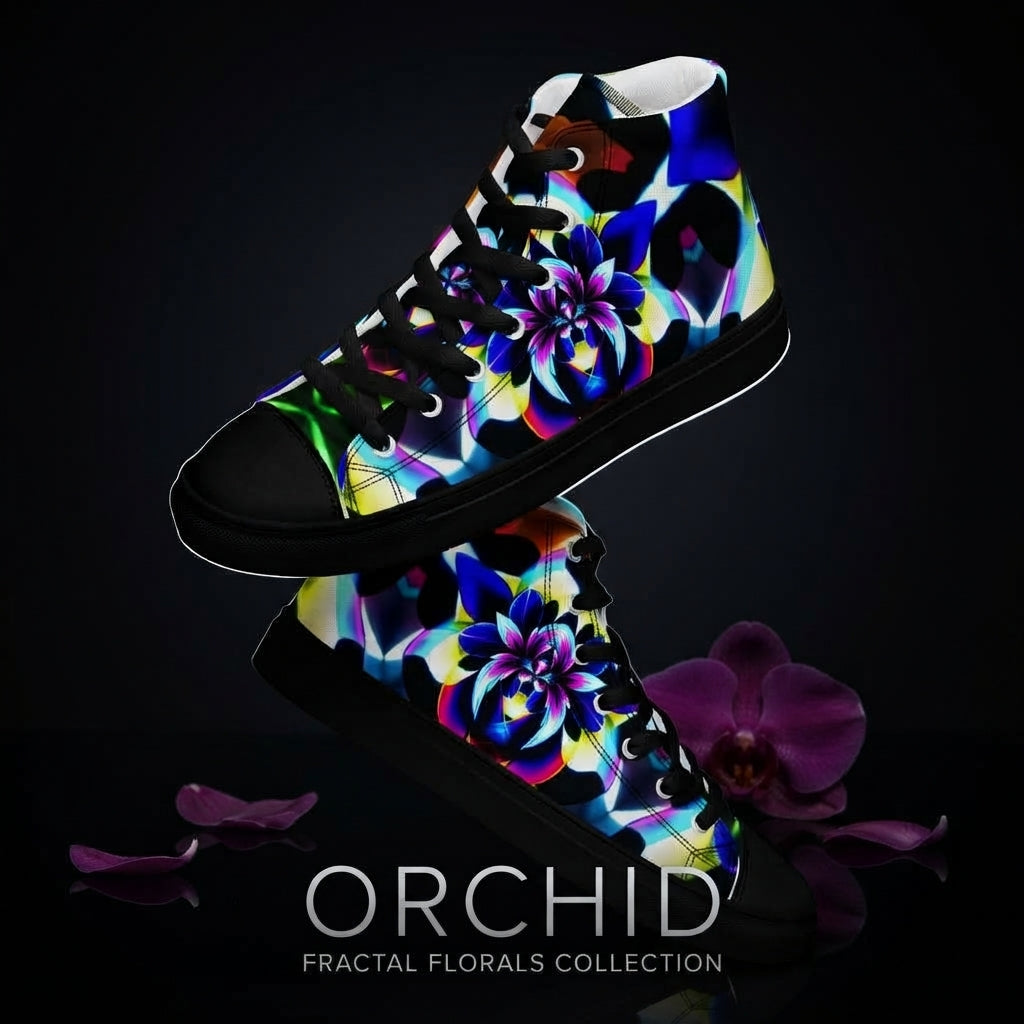 Men's high tops: Orchid