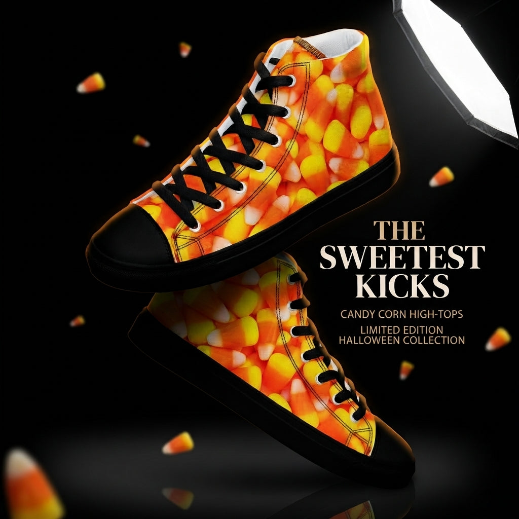 Men’s high tops: Candy Corn
