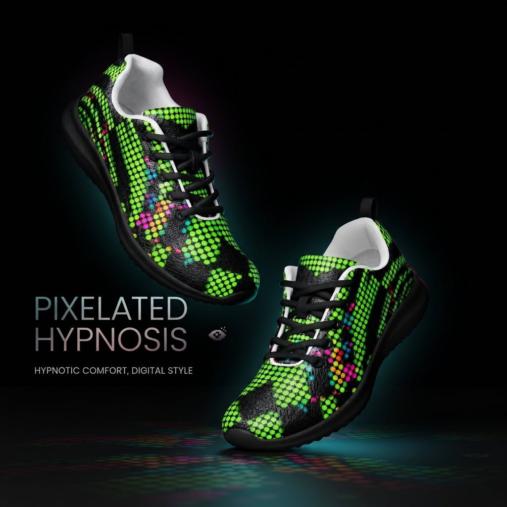 Men’s athletic shoes: Pixelated Hypnosis